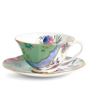 WEDGWOOD- Butterfly Bloom Butterfly Posy Teacup & Saucer